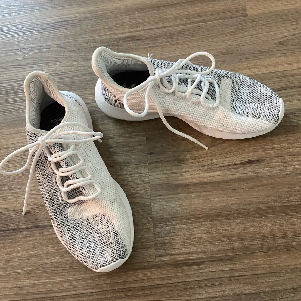 Adidas tubular shadow grey and white